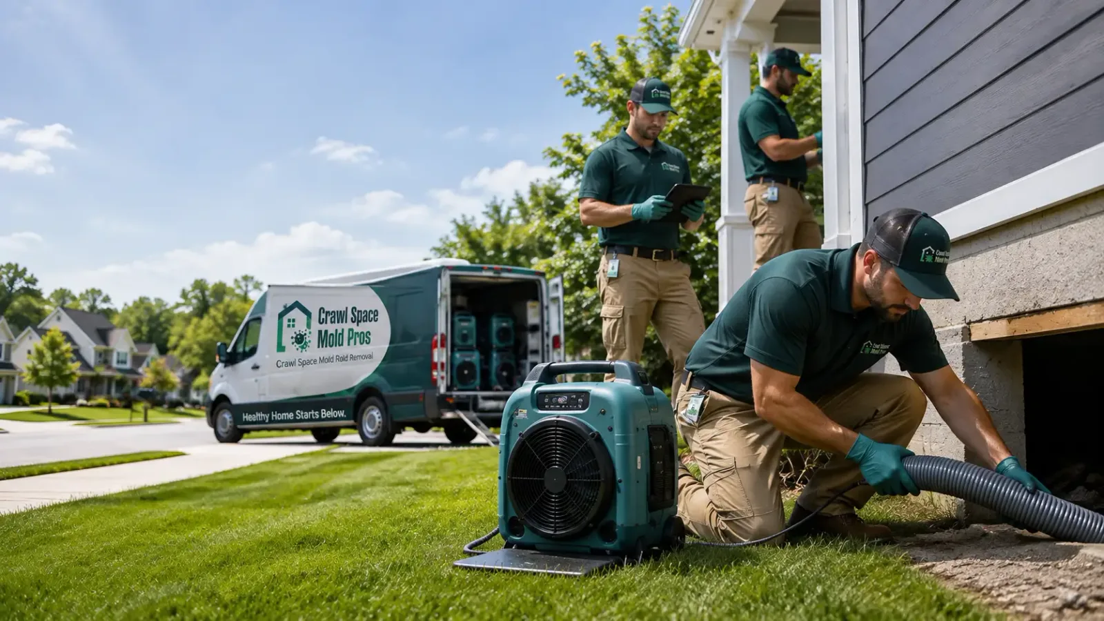 Crawl Space Mold Removal in Dalzell, IL